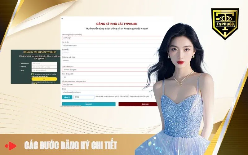Các Bước Đăng Ký Chi Tiết